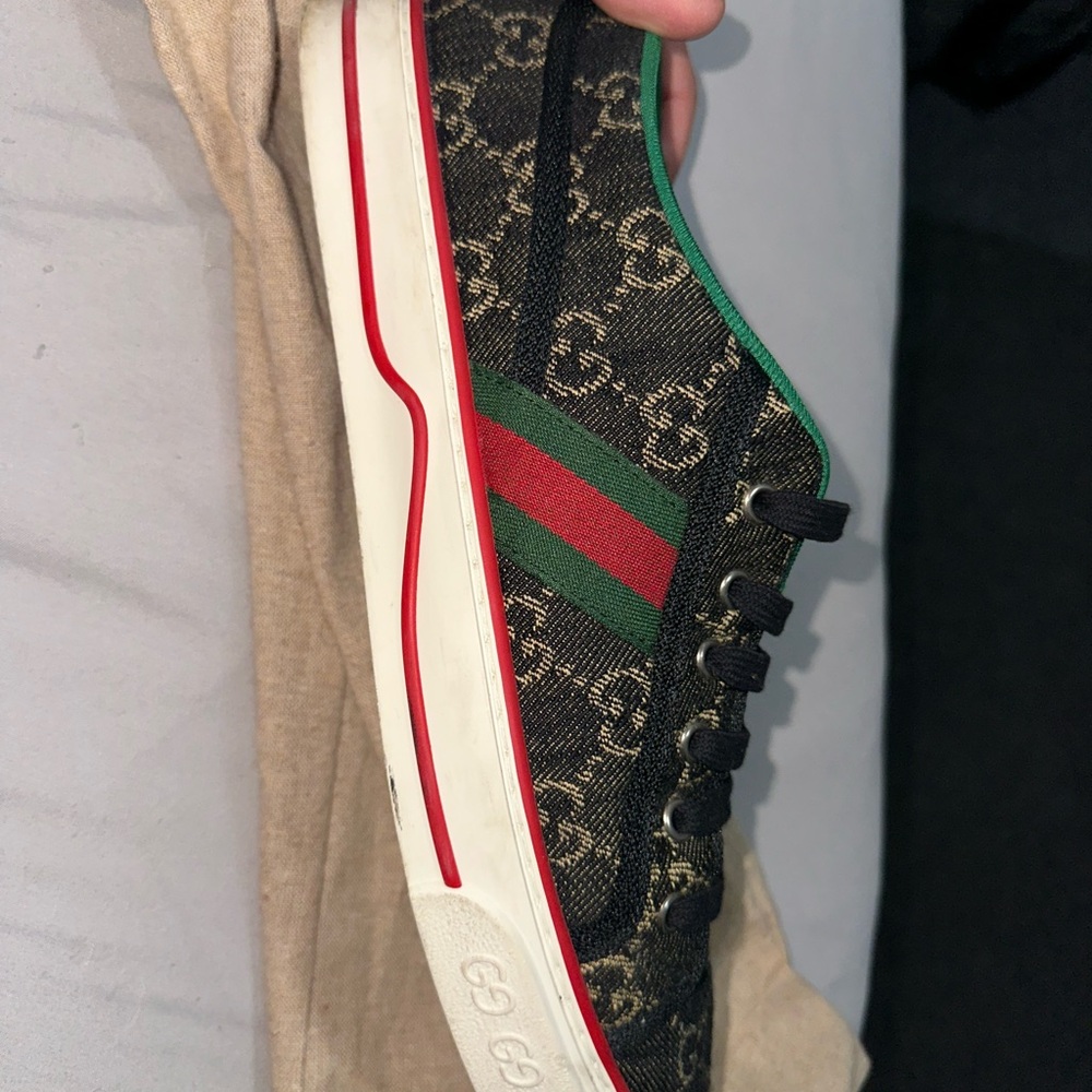 Gucci Black and Green unisex Sneakers